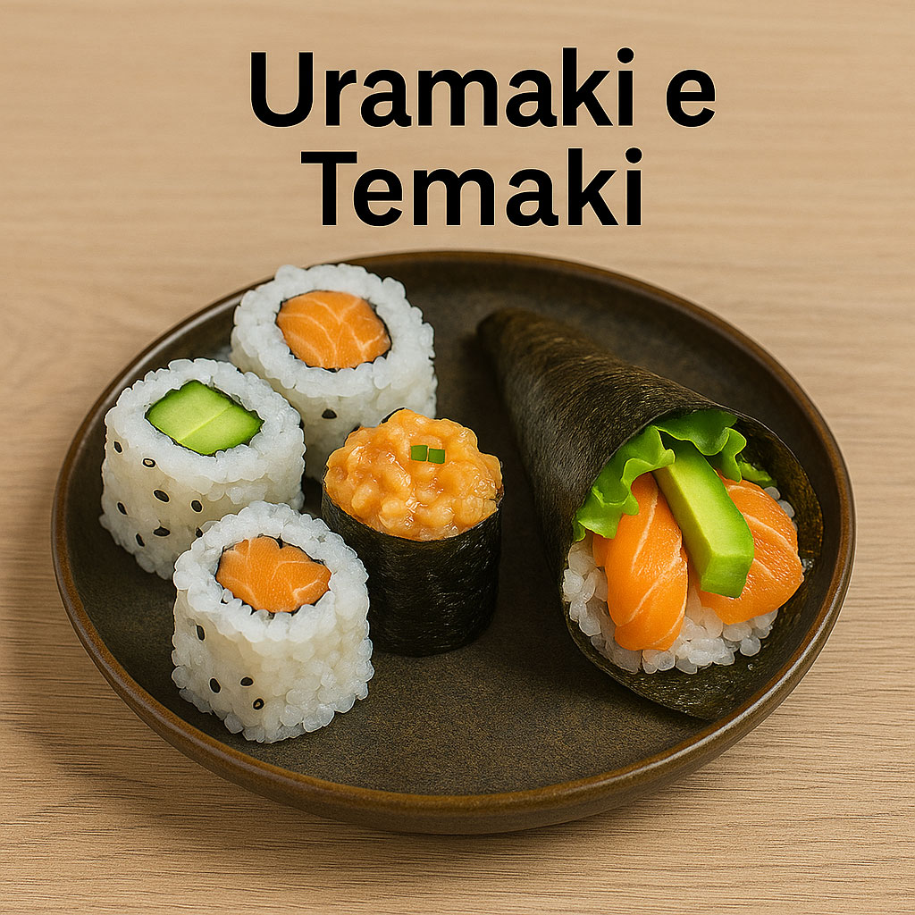 Uramaki e Temaki